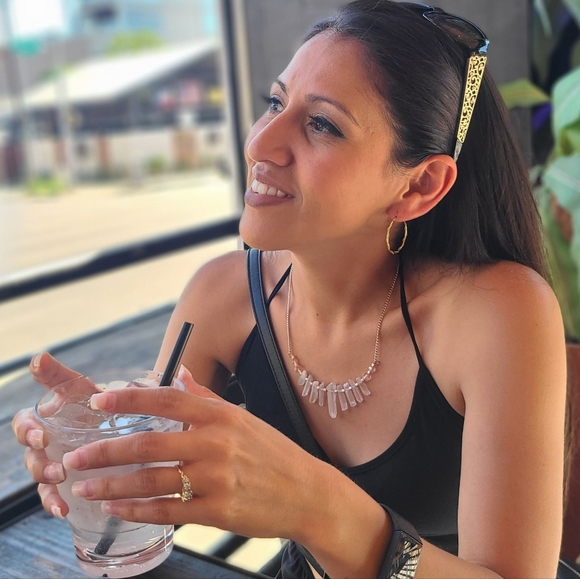 Angel Aura Quartz Crystal Chakra Necklace - Picture 6 of 9